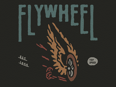 FLY WHEEL badge badgedesign bikers branding design graphicdesign illustration illustration design motorcycle vector