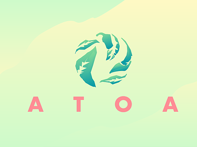 ATOA Logo Design app branding design illustration logo minimal ui ux vector web
