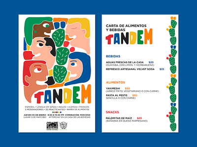 TANDEM Party Prints Design design graphic design illustration languages mexico people print print design san luis potosi tandem