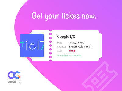 OnGoingApp - Tickets widget for mobile mobile ongoing tickets