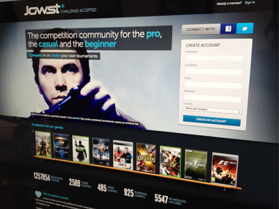 Jowst Homepage Preview gaming preview sneak web webapp