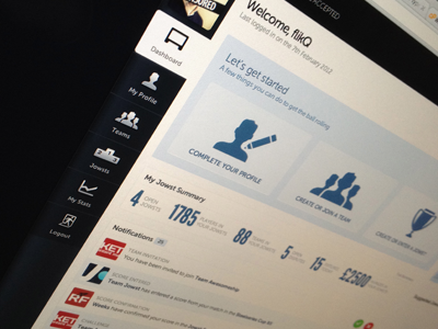 Jowst Dashboard UI Preview 3 gaming preview sneak ui webapp