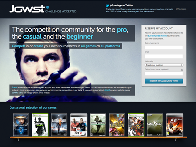 Jowst Reservation Launched gaming preview sneak ui webapp