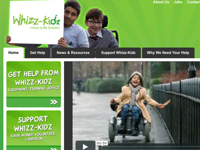 Whizz kids web wheelchair