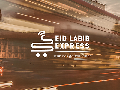 Eid labib express logo icon logo design online store