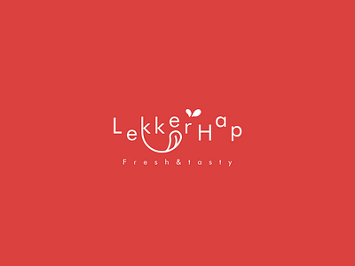 lekkerhap logo design