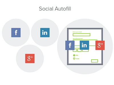 Social Autofill Illustrations