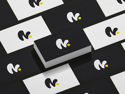 Nucleolus logo blackandwhite logo and identity logodesign mockup nucleolus