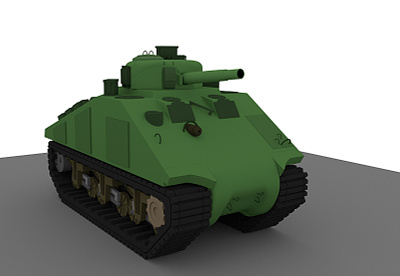 WW1 Tank 3d animation maya modelling renderman tank texture