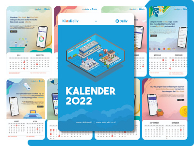 Calendar 2022 app branding calendar design graphic design illustration ui vector