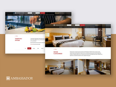 AMBASSADOR HOTEL design ui ux