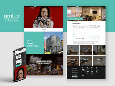 AMBA HOTEL design ui ux