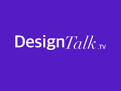 DesignTalk design logo video