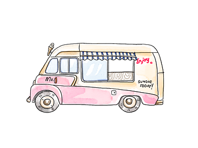 Icecream truck - Day #038