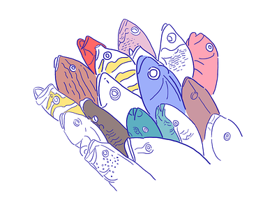 Okinawa Fish - Day #052 fish illustration japan okinawa