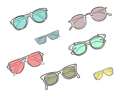 Sunglasses - Day #053 illustration sunglass sunglasses