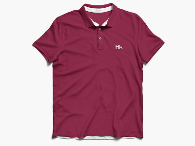 MH Collard Shirt Maroon branding design identity identitydesign illustration logo mockup real estate