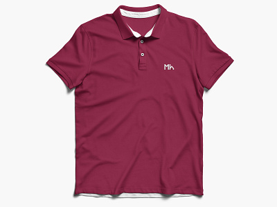 MH Collard Shirt Maroon