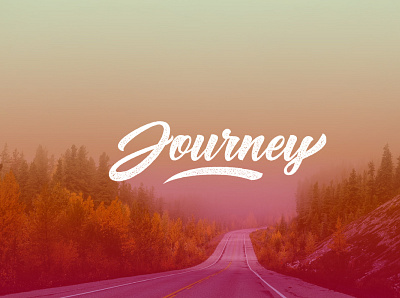 Journey branding design hand drawn handmade handwriting illustration letterpress logos typography vector