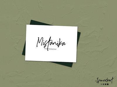 Mistanika branding design hand drawn handmade handwriting illustration letterpress type typography vector