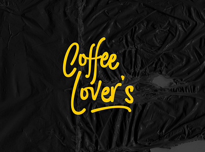 Coffee Lover's branding hand drawn handmade illustration logos logotype typography vector