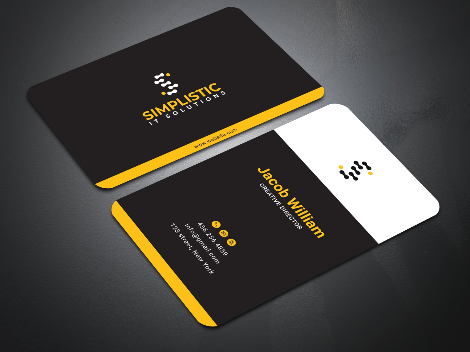 Business Card Design by Samira24 on Dribbble