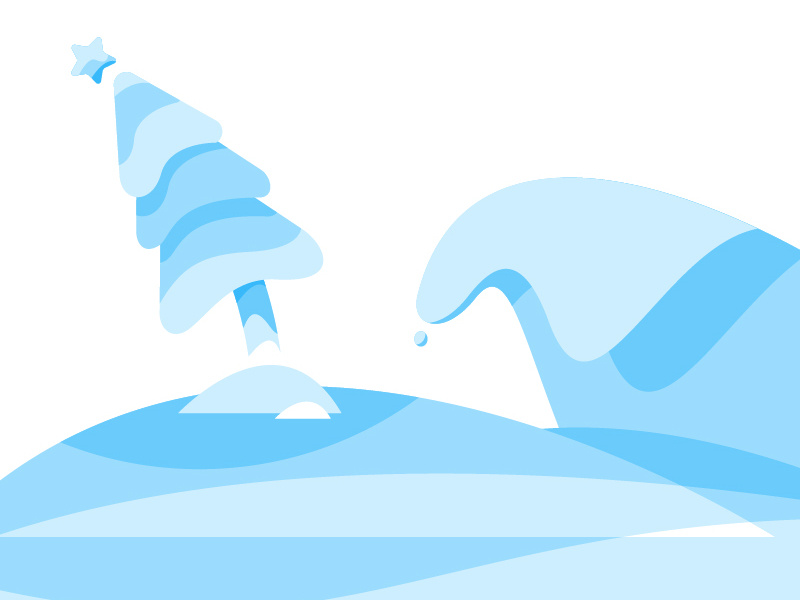 Something Christmasy monocolor drop wave beach summer australia christmas