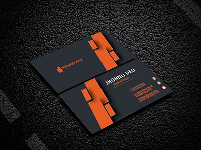 Business Card branding business card colorful corporate creative design gradient illustration logo typography