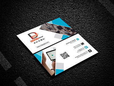 Corporate Business Card 2019 business card business card design business cards busniesscard creative design gradient illustration typography