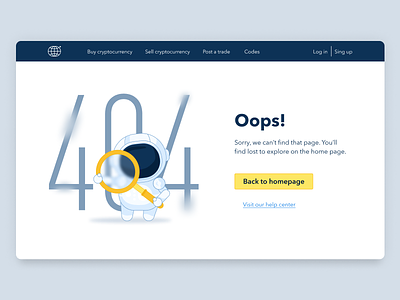 Oops! 404 page