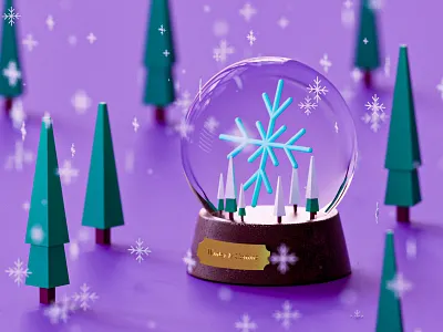 Winter is coming 3d branding cinema 4d composition design graphic design illustration