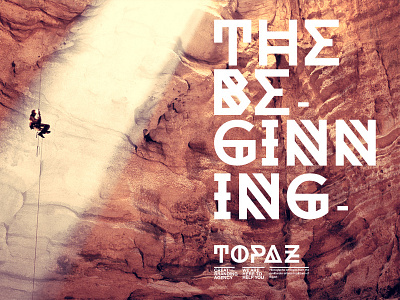 Topaz branding logo photography style