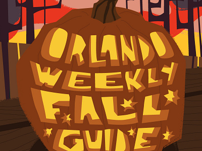 Pumpkin Copy design fall illustration print vector