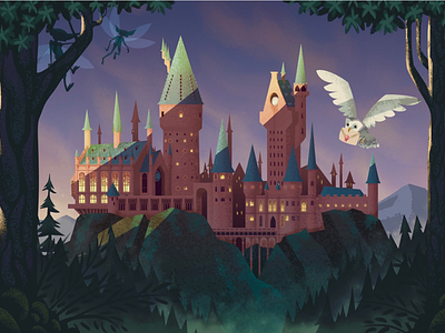 Hogwarts designs, themes, templates and downloadable graphic elements on  Dribbble