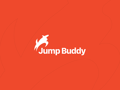Jump Buddy Logo animal logo brand brand agency brand identity design brand strategy dog exploration identity logo logo design mark onexcell symbol typeface typography word mark