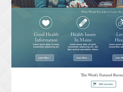 Health Website Homepage health homepage hospital interface medical photoshop web web design
