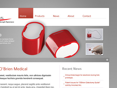 Product Slideshow health medical photoshop product slideshow web web design