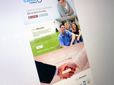 Career Transition Website career interface jobs photoshop web web design wordpress