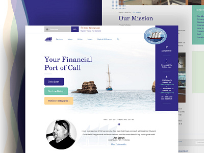 Bank Website Replatform bank banking web web design