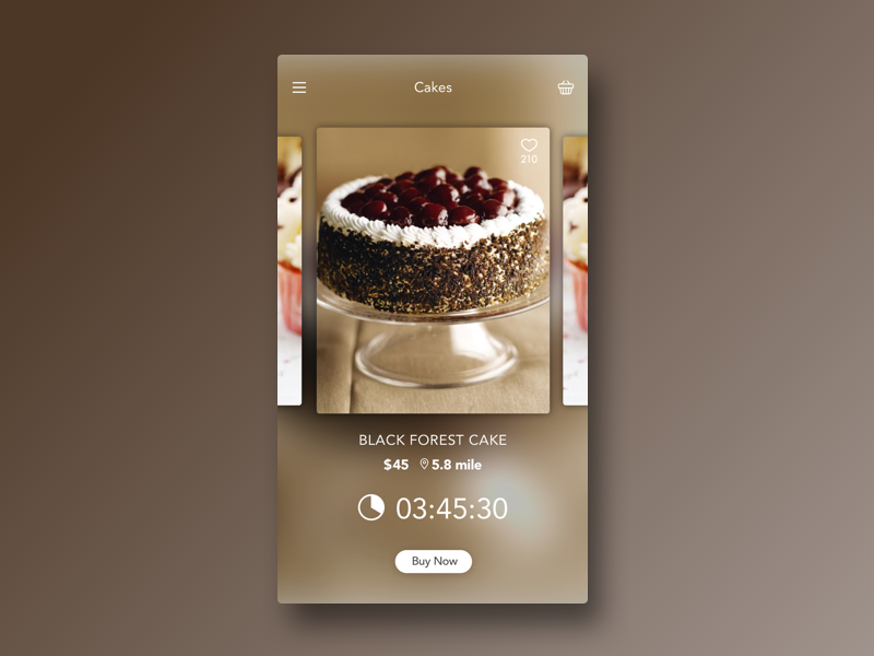Cake App by Serena.Z on Dribbble
