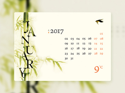 Calendar UI Concept_Jan