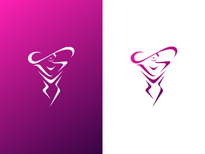 Rose branding illustration logo