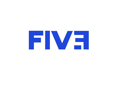 FIVE 5 brand branding designer five fiverr logocombination logodesign logogram logonegativespace logos logotype negativespace negativespacelogo number numbering ui uidesign uiux user