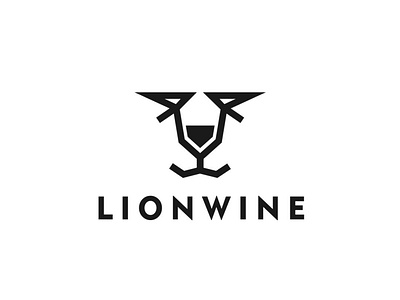logo lionwine brand brandingdesign desaingrafis dualmeaninglogo logobar logocombination logodesign logodualmeaning logogram logolion logos logowater logowine