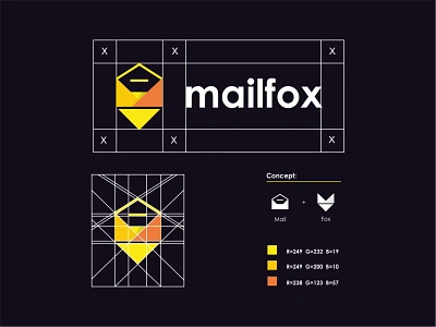 logo mailfox brand branding landing page lettering lettermarklogo logocombination logodesign logofox logogram logomail logomailfox logomark logonegativespace logotype negativespace negativespacelogo