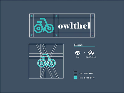 logo owlthel bikers bikes brand branding logo design logobike logocombination logodesign logogram logomark logonegativespace logoowl logoowlthel logotype negativespace negativespacelogo