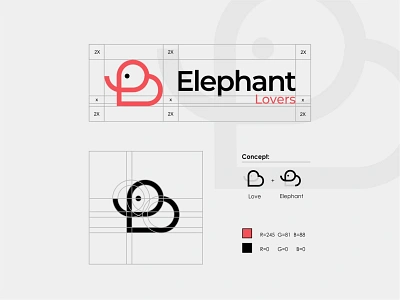 logo elephant lovers brand branding elephantlogo logoanimal logocombination logodesign logoelephant logogram logolie logolove logomark logonegativespace logos logotype monolinelogo negativespace negativespacelogo