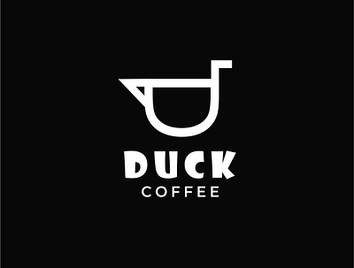 duck coffee branding coffee coffee bean coffee cup duckcoffee logocoffee logocombination logodesign logoduck logogram logomark