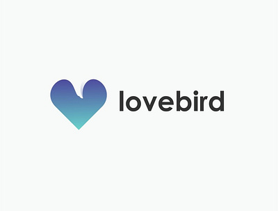 lovebird logo branding logobird logobranding logocombination logodesign logogradient logolovebird logomark logonegativespace logotype negativespace negativespacelogo