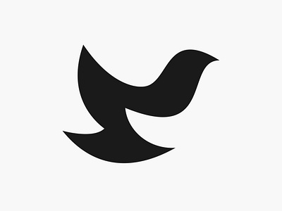 Bird logo logocombination negative space logo negativespace